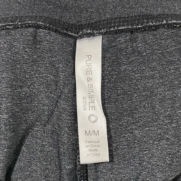 Pure and Simple Dark Grey Leggings - Picture 3 of 4